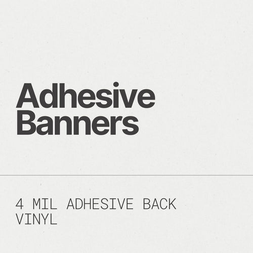 Adhesive Banner