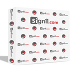 pop up fabric display with stand