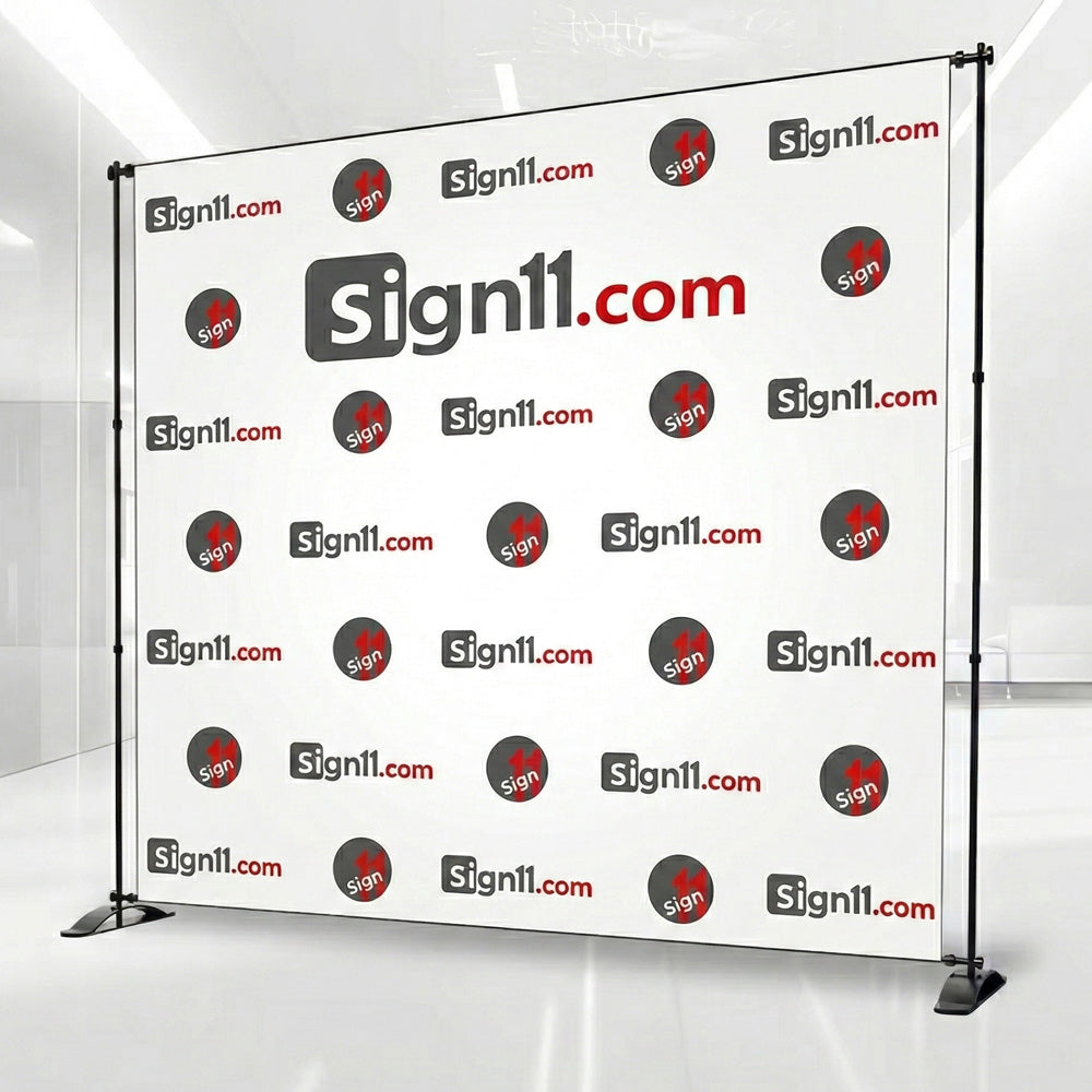 Step and Repeat Banner + Stand