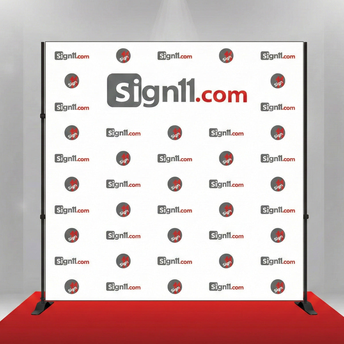 Step and Repeat Banner + Stand + Red Carpet